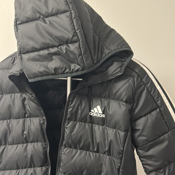 Adidas 3 stripes mid length jacket - Picture 3 of 10